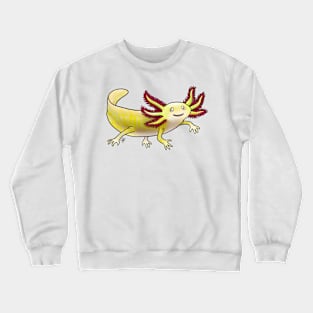 Amphibians - Axolotol - Golden Albino Crewneck Sweatshirt